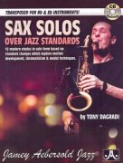 SAX SOLOS over Jazz Standards + CD //  Bb / Eb instruments