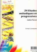 24 ETUDES MELODIQUES ET PROGRESSIVES - PORRET JULIEN - cornet & trompette