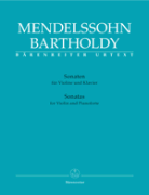 Sonaty pro housle a klavír - Felix Mendelssohn Bartholdy