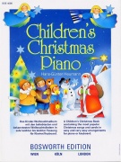 A children's Christmas book - vánoční koledy a písně pro děti hrající na klavír