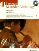 Baroque Recorder Anthology 1 + CD noty pro zobcovou flétnu