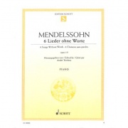 6 písní bez slov op. 19 noty pro klavír od Felix Mendelssohn Bartholdy
