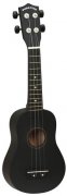 Hudební nástroj ukulele v černé barvě