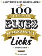 100 Authentic BLUES Harmonica Licks - 100 autentických bluesových melodií na foukací harmoniku