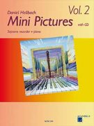 Mini Pictures Vol.2 s CD pre zobcové flauta a klavír od Daniel Hellbach