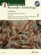 Renaissance Recorder Anthology 1 + CD - sopránová zobcová flauta a klavír