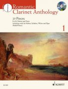Romantic Clarinet Anthology 1 + CD - 25 romantických skladeb pro klarinet a klavír