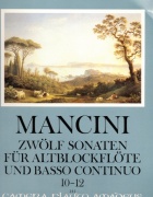 12 sonaten (10-12) - MANCINI FRANCESCO
