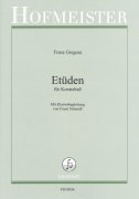 GREGORA FRANZ : ETUEDEN  fur Kontrabass / kontrabas + klavír