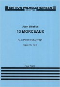 13 Morceaux Op 76/8 Piece Enfantine - Jean Sibelius skladby pro klavír