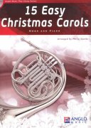 15 Easy Christmas Carols + CD / lesní roh (f horn) + klavír