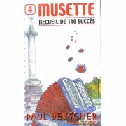 Succes Musette (110) Volume 4 - sbírka francouzských písní (šansonů) pro akordeon