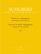 Sonata in A minor Arpeggione D 821 - Viola a klavír - Franz Schubert