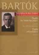 BARTÓK: Duets for treble recorders / 9 duet pro altové zobcové flétny