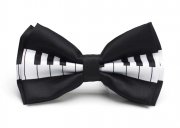 Motýlek Černo/bílý - klaviatura