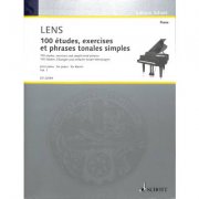 100 études, exercices et phrases tonales simples - 100 etud pro klavír autora Nicholas Lens