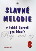 Slávne melódie 8 v ľahkej úprave pre klavír + CD