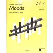 Moods 2 + CD od Hellbach Daniel skladby pro dvě altové flétny a klavír