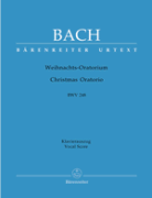 Christmas Oratorio BWV 248 - smýšený sbor SATB a klavír - Johann Sebastian Bach