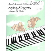 Flying fingers 1 + 2 CD klavírní škola od Hellbach Daniel + Hellbach Jeannette