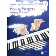 Flying fingers 2 + 2 CD - klavírna škola - Hellbach Daniel + Hellbach Jeannette