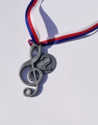 Medaile pro hudební soutěže - 2. místo