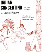Indian Concertino pro housle a klavír od George Perlman