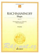 Elegie op. 3/1 pro klavír od Sergei Wassiljewitsch Rachmaninoff