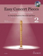 Easy Concert Pieces 2 + CD ľahké prednesové skladby pre zobcovú flautu a klavír