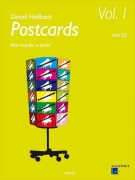 Postcards 1 + CD pro altovou zobcovou flétnu a klavír od