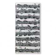 Papierové vreckovky s notovou osnovou Bacha 10 kusov