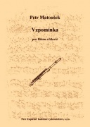 Vzpomínka pro příčnou flétnu a klavír od Petr Matoušek