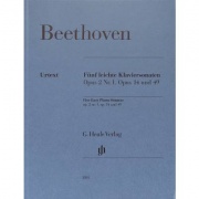 Jednoduché klavírní sonáty skladatele Ludwig van Beethoven