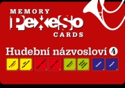 Pexeso memory cards - Hudební názvosloví 4 - 64 obrázkových kartiček