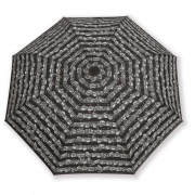 Mini dáždnik s potlačou noty v čiernej farbe