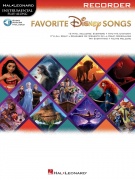 Favorite Disney Songs - písně z filmů Disney pro zobcovou flétnu