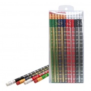 Balenie 24 ceruziek HB s gumou - Designe klaviatúry v rôznych farbách