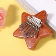 Dřevěná Kalimba mini 8 tónů - tvar hvězdy