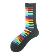 Ponožky v čiernej farbe EU 36-43 - farebná klaviatúra