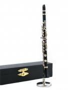 Model klarinetu se stojanem a dárkovým pouzdrem - 16cm