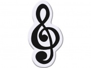 Bílá guma ve tvaru houslového klíče
