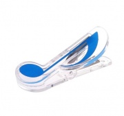Kolíček na prádlo ve tvaru noty - modrá barva