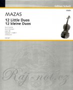 12 malých duet pro dvoje housle op. 38 Band 1 - Jacques-Fereol Mazas
