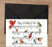 Přání bez textu s písní Happy Birthday