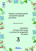 Variace na lidové písně v koncertní úpravě pro klavír 3