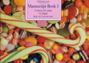 Novello Manuscript Book 3 A5  - notový sešit