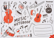 Notový sešit A5 - Music Notebook