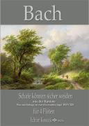 Schafe können sicher weiden BWV 208 - v úpravě pro 4 příčné flétny