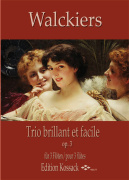 Trio brillant et facile op.3 - pro 3 příčné flétny
