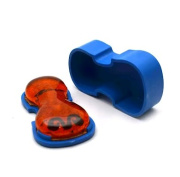 Kalafuna pro housle ve tvaru modrého houslového pouzdra